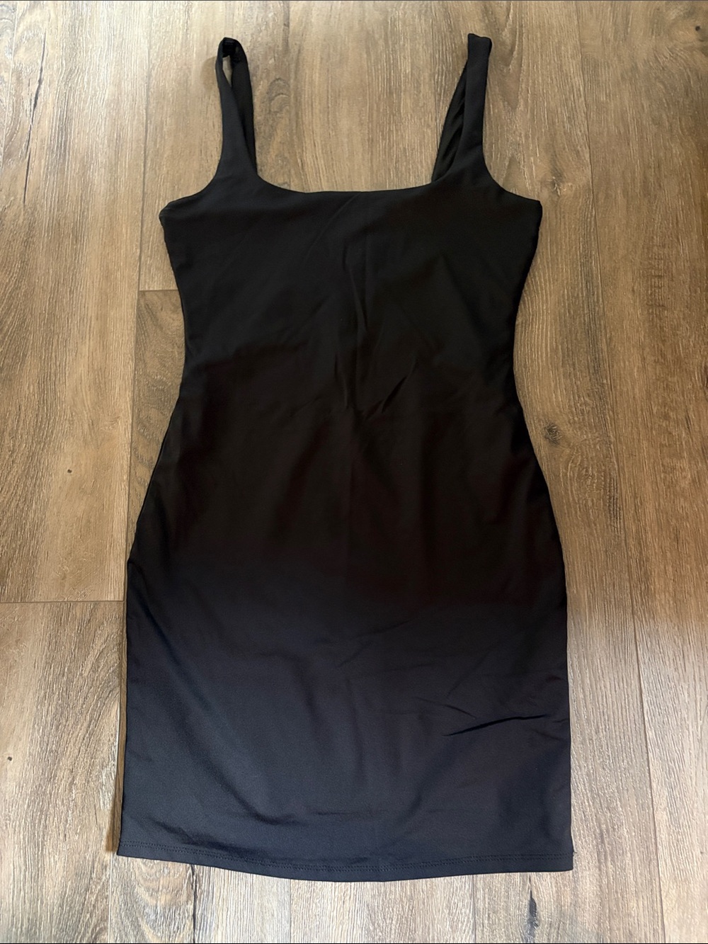 Garage Black Tank Midi Bodycon Dress